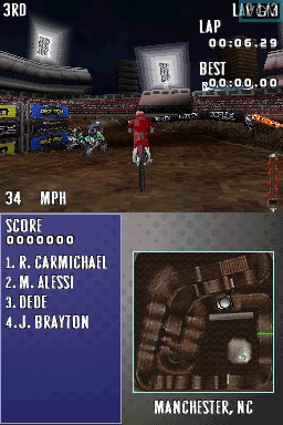Image in-game du jeu MX vs. ATV Reflex sur Nintendo DS