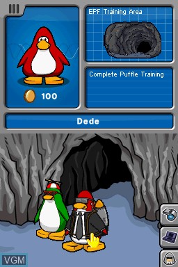 Image in-game du jeu Club Penguin - Elite Penguin Force - Herbert's Revenge sur Nintendo DS
