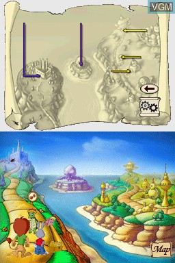 Image in-game du jeu Reader Rabbit Kindergarten sur Nintendo DS