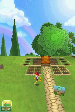 Image in-game du jeu Let's Play Garden sur Nintendo DS