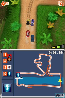 Image in-game du jeu Super Speed Machines sur Nintendo DS