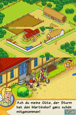 Image in-game du jeu Bibi & Tina - Das Grosse Unwetter sur Nintendo DS