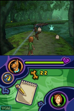 Image in-game du jeu Scooby-Doo! and the Spooky Swamp sur Nintendo DS