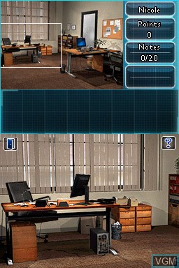Image in-game du jeu Crime Lab - Body of Evidence sur Nintendo DS
