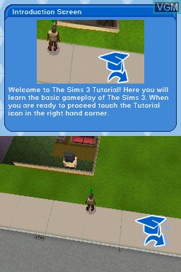Image in-game du jeu Sims 3, The sur Nintendo DS