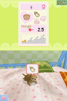 Image in-game du jeu Petz - Nursery 2 sur Nintendo DS