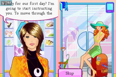 Image in-game du jeu Imagine - Fashion Designer - World Tour sur Nintendo DS