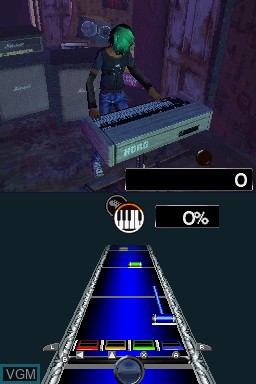 Image in-game du jeu Rock Band 3 sur Nintendo DS
