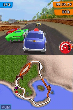 Image in-game du jeu Hot Wheels - Track Attack sur Nintendo DS