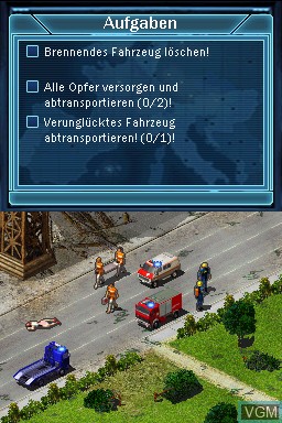 Image in-game du jeu Emergency 2012 sur Nintendo DS