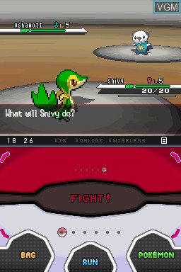 Image in-game du jeu Pokemon Black Version sur Nintendo DS
