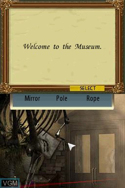 Image in-game du jeu Escape the Museum sur Nintendo DS