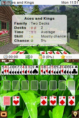 Image in-game du jeu 3 in 1 - Solitaire, Mahjong & Tangram sur Nintendo DS