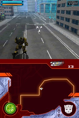 Image in-game du jeu Transformers - Dark of the Moon - Autobots sur Nintendo DS