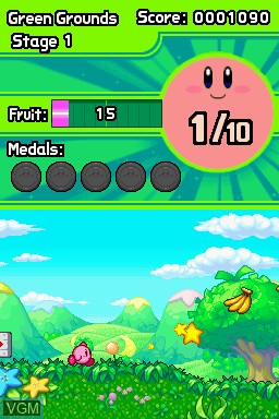 Image in-game du jeu Kirby Mass Attack sur Nintendo DS