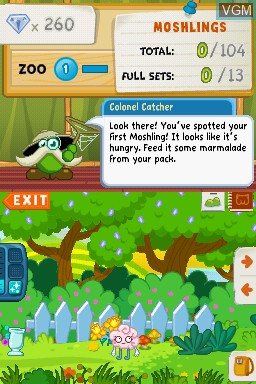 Image in-game du jeu Moshi Monsters - Moshling Zoo sur Nintendo DS