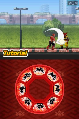 Image in-game du jeu Power Rangers Samurai sur Nintendo DS