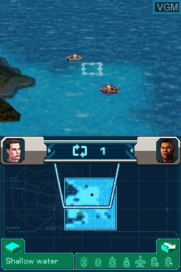 Image in-game du jeu Battleship sur Nintendo DS