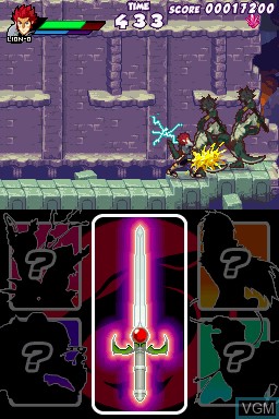 Image in-game du jeu Thundercats sur Nintendo DS
