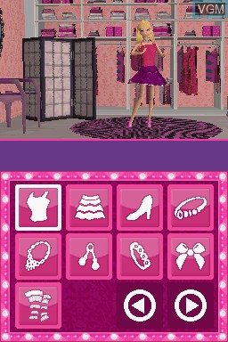 Image in-game du jeu Barbie Dreamhouse Party sur Nintendo DS