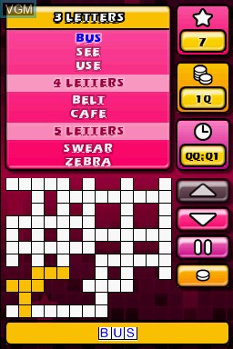 Image in-game du jeu Puzzler World 2013 sur Nintendo DS