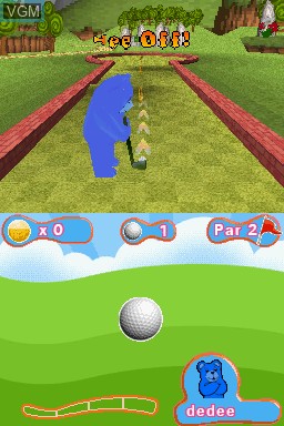 Image in-game du jeu Gummy Bears Minigolf sur Nintendo DS