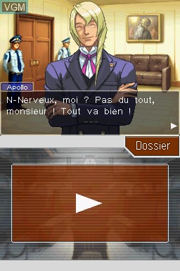 Image in-game du jeu Apollo Justice - Ace Attorney sur Nintendo DS