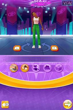 Image in-game du jeu All Star Cheerleader sur Nintendo DS