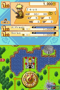 Image in-game du jeu Dokapon Journey sur Nintendo DS