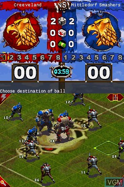 Image in-game du jeu Blood Bowl sur Nintendo DS