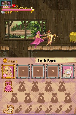Image in-game du jeu Barbie and the Three Musketeers sur Nintendo DS