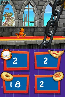 Image in-game du jeu Garfield's Nightmare sur Nintendo DS