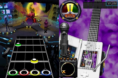 Image in-game du jeu Guitar Hero - On Tour Decades sur Nintendo DS