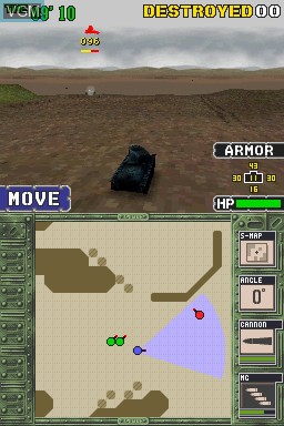 Image in-game du jeu Heavy Armor Brigade sur Nintendo DS