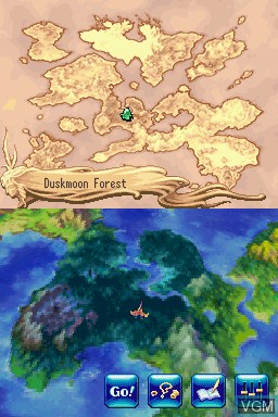 Image in-game du jeu Heroes of Mana sur Nintendo DS
