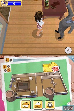 Image in-game du jeu High School Musical 2 - Work This Out! sur Nintendo DS