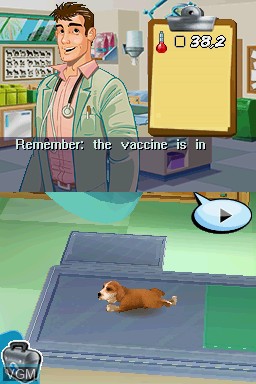 Image in-game du jeu Imagine - Animal Doctor Care Center sur Nintendo DS