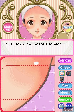 Image in-game du jeu Imagine - Makeup Artist sur Nintendo DS