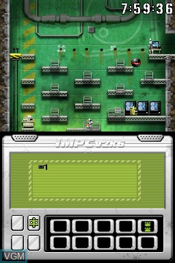 Image in-game du jeu Impossible Mission sur Nintendo DS
