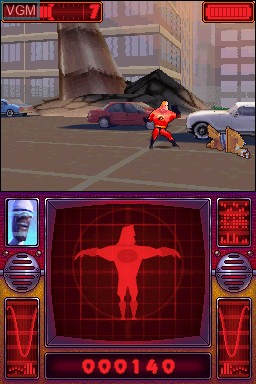Image in-game du jeu Incredibles, The - Rise of the Underminer sur Nintendo DS