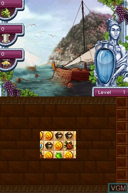 Image in-game du jeu Jewel Link Chronicles - Legend of Athena sur Nintendo DS