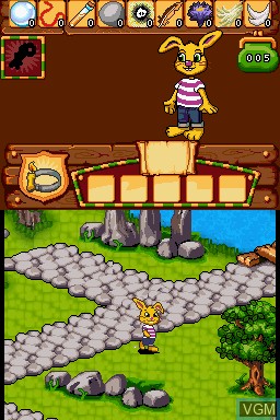 Image in-game du jeu Josefiina Alkupolku - Seikkailumaa - Unelmien peili sur Nintendo DS