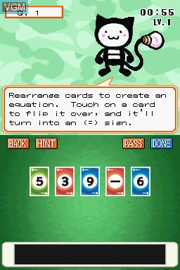 Sansuu Puzzle Game - Equal Card DS