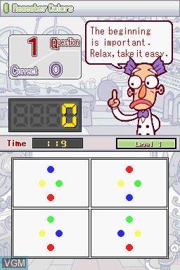 Image in-game du jeu Mega Brain Boost sur Nintendo DS