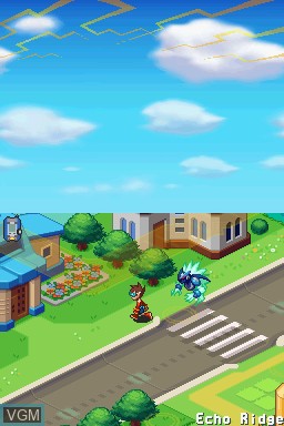 Image in-game du jeu Mega Man Star Force 2 - Zerker x Ninja sur Nintendo DS