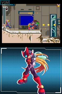 Image in-game du jeu Mega Man Zero Collection sur Nintendo DS