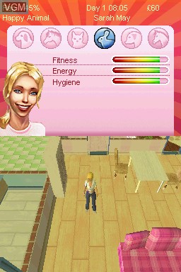 Image in-game du jeu My Animal Centre sur Nintendo DS