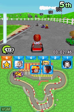 Image in-game du jeu MySims Racing sur Nintendo DS
