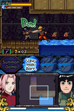 Image in-game du jeu Naruto Shippuden - Ninja Council 3 - European Version sur Nintendo DS
