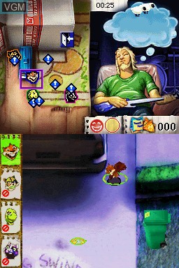 Image in-game du jeu Over the Hedge - Hammy Goes Nuts! sur Nintendo DS